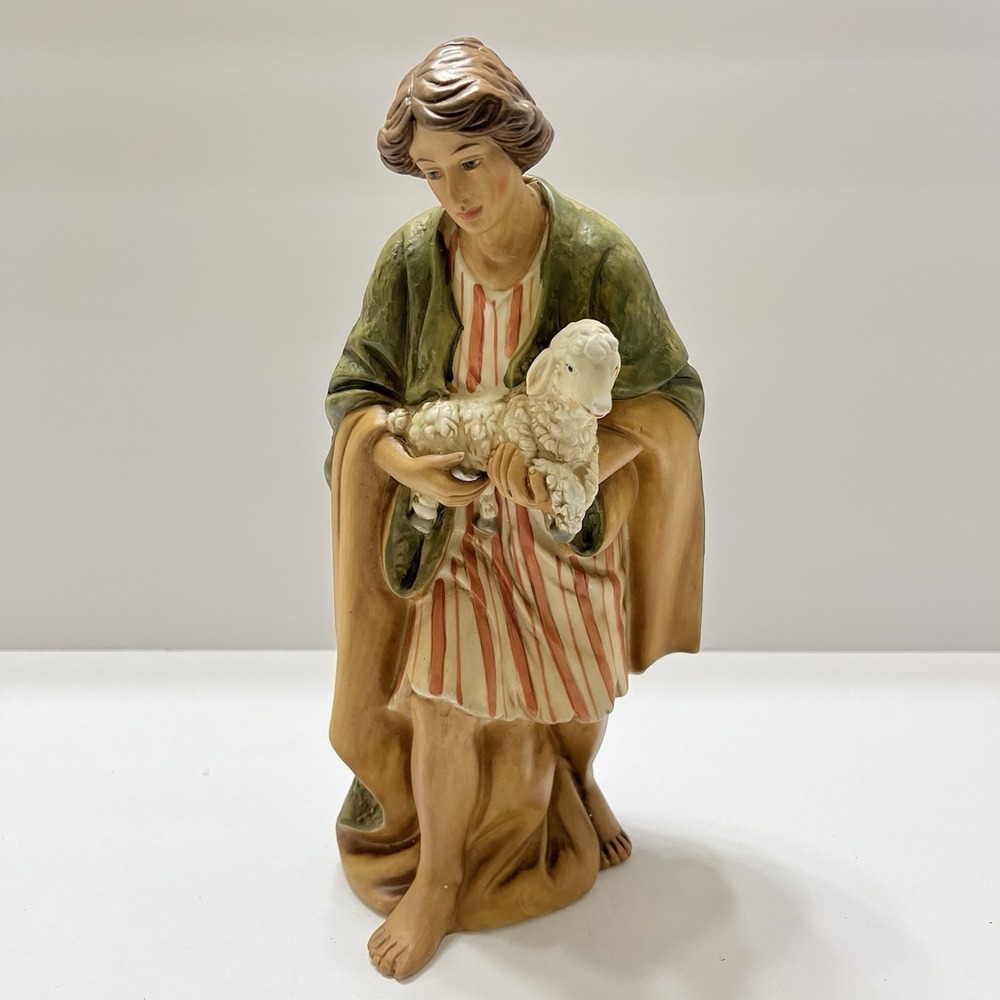 Christmas Grandeur Noel Nativity Shepherd Replacement Figure Hand Painted 1999
